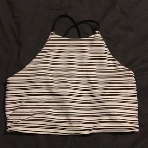 Open Back Crop Top